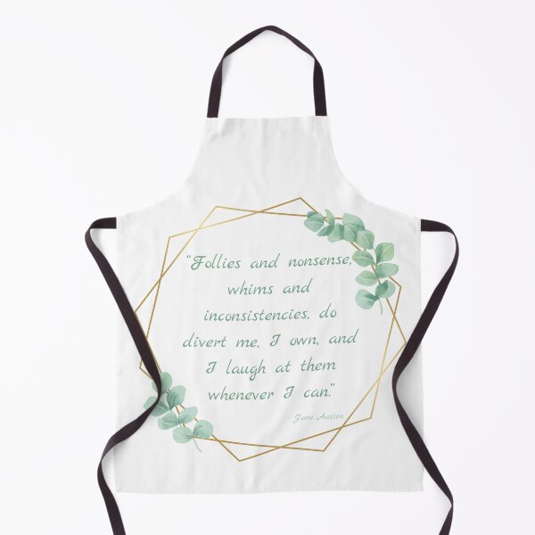 Item preview, "Follies and Nonsense" Jane Austen Quote designed and sold by arineliza1997.