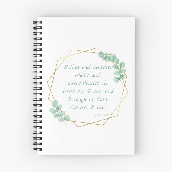 Item preview, "Follies and Nonsense" Jane Austen Quote designed and sold by arineliza1997.
