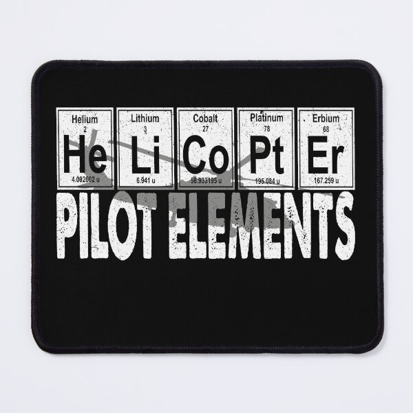 Item preview, Funny Distressed Helicopter Aviation Pilot |Chemistry Style For Helicopter Mechanic & Pilots designed and sold by YAHIA-14.