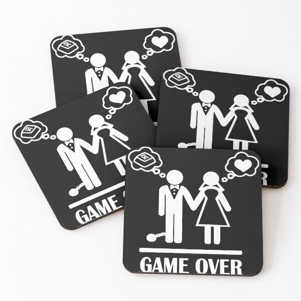 Item preview, Funny Programmer Love Wedding Girlfriend Game Over Boyfriend Work Home Sleep Life C++ Python Love Art Design Happy Apparel Essential Inspiration Joy Mood designed and sold by DesignByHeartUK.