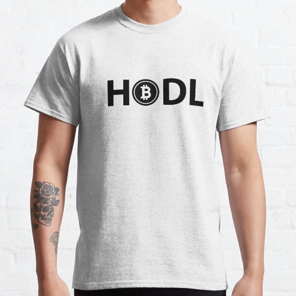 HODL (BTC) Bitcoin Cryptocurrency Classic T-Shirt