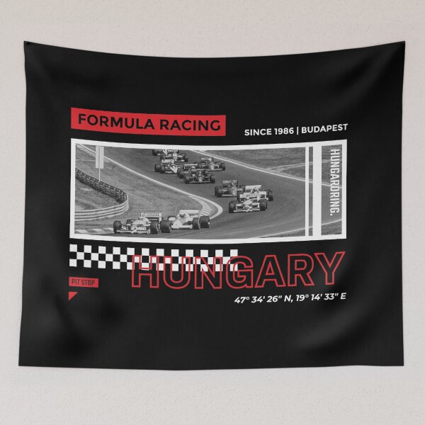 Item preview, Hungary Formula Racing Shirt designed and sold by ginokelleners.
