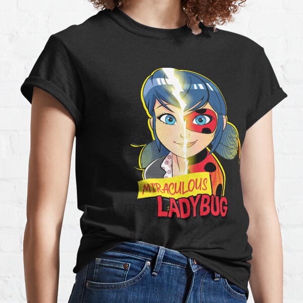 Miraculous Ladybug - Marinette & Ladybug Transformation Classic T-Shirt