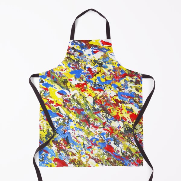 Item preview, Red, yellow and blue Abstract Art designed and sold by Kitslam Art.