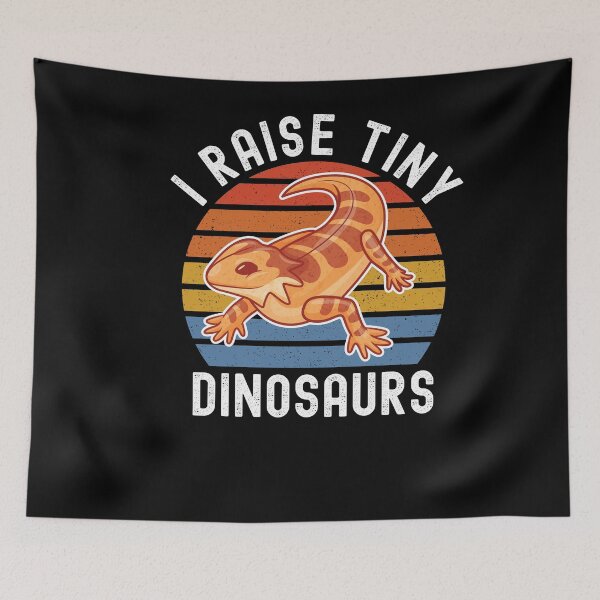 Item preview, I Raise Tiny Dinosaurs Bearded Dragon designed and sold by Club7Studios.