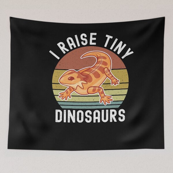 Item preview, I Raise Tiny Dinosaurs Bearded Dragon designed and sold by Club7Studios.