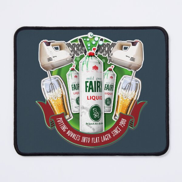 Item preview, PUTTING BUBBLES INTO FLAT LAGER SINCE 1988 - Fairy Liquid and Lager - Mr Jolly Lives Next Door Inspired designed and sold by RetroTeeStudio.