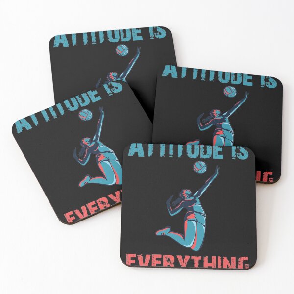 Item preview, Attitude Is Everything Retro Beach Volleyball Player Quote  designed and sold by Rzelemenz.
