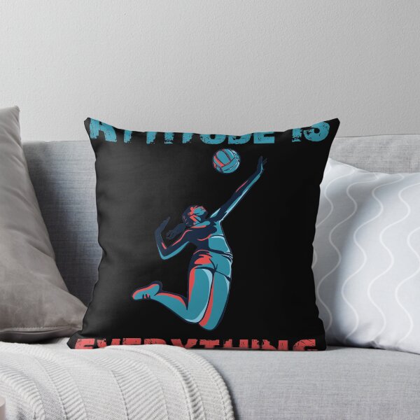Item preview, Attitude Is Everything Retro Beach Volleyball Player Quote  designed and sold by Rzelemenz.