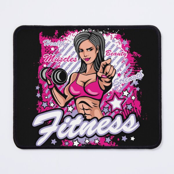 Item preview, motivational fitness print with sexy girl, grunge vintage design  designed and sold by amid999.
