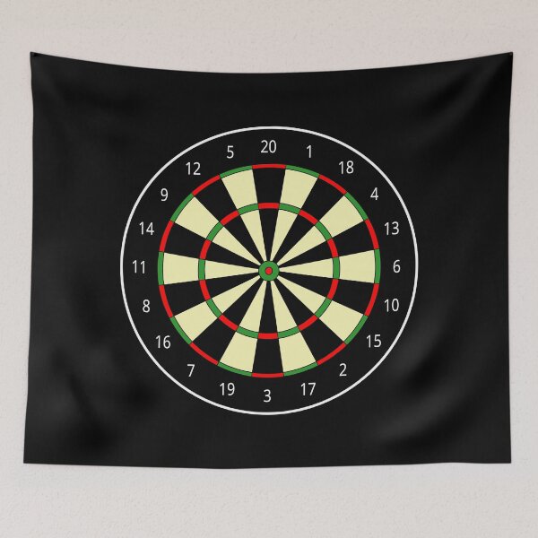 Item preview, Darts board sport drawing designed and sold by Blondiabshop.