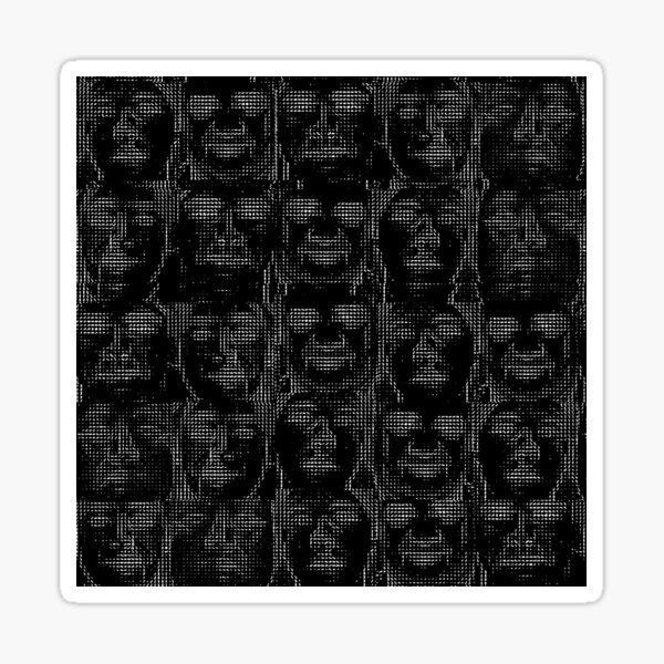 Item preview, Facial Recognition with H.O.G. 0.1 designed and sold by adversecloth.