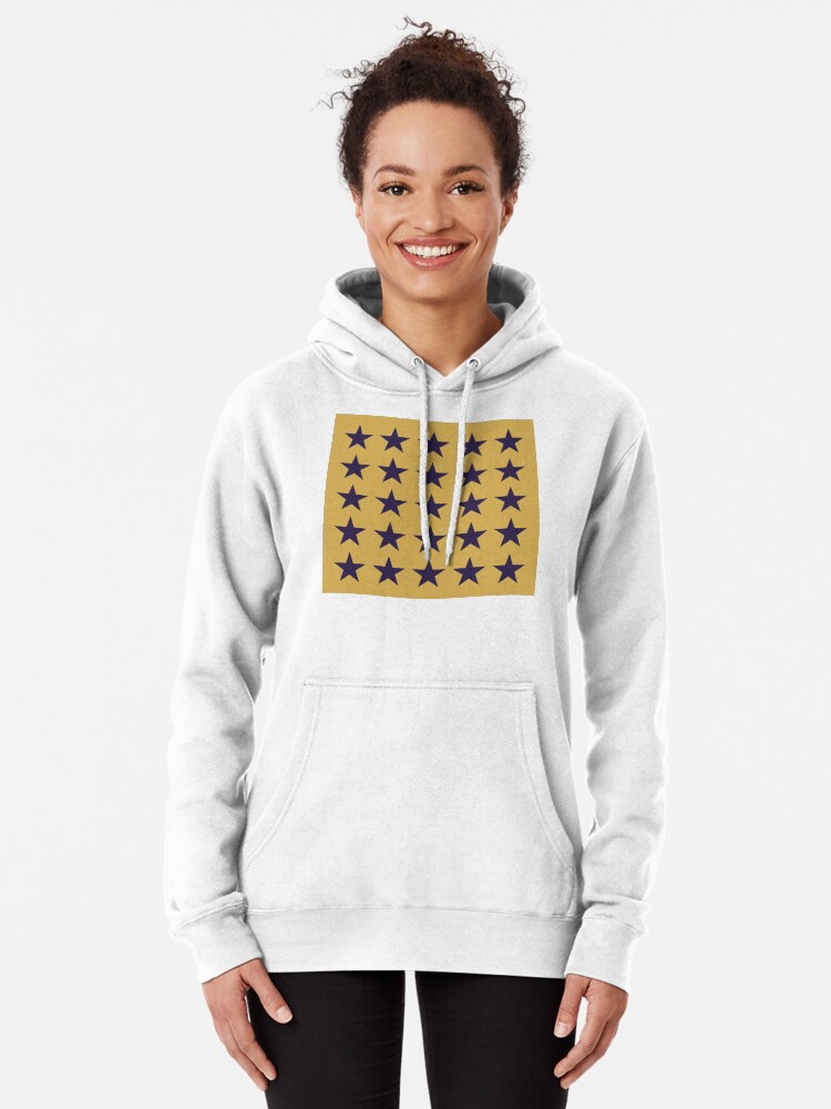 Navy and gold hoodie best sale