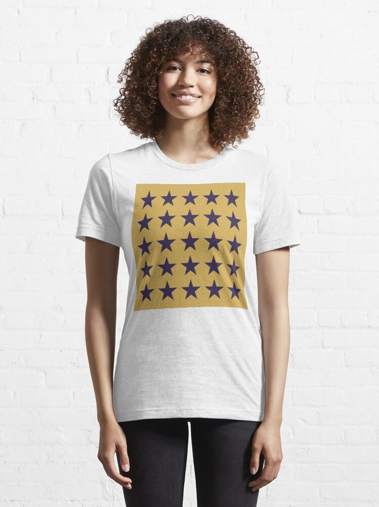 navy blue shirt with stars