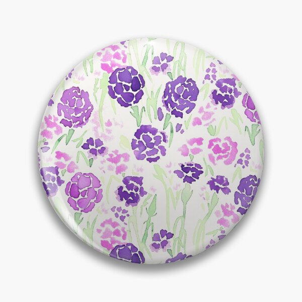 Item preview, Purple Watercolor Carnation designed and sold by Carolina Diaz.