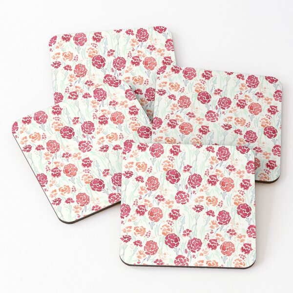 Item preview, Red Watercolor Carnation designed and sold by Carolina Diaz.