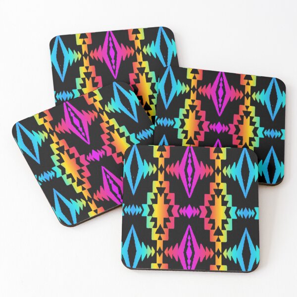 Item preview, Sky Blue / Yellow / Pink Gradient Native Print designed and sold by JMWCD.