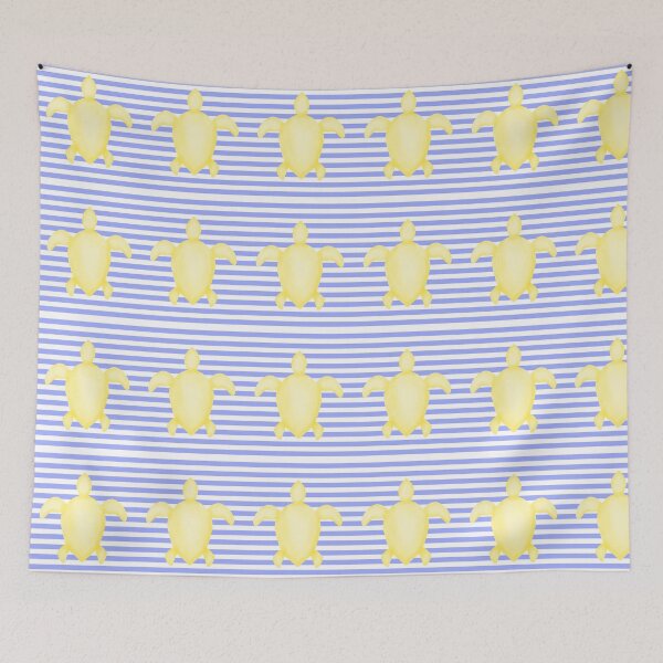 Item preview, Yellow Blue Sea Turtle designed and sold by BeachBumFamily.