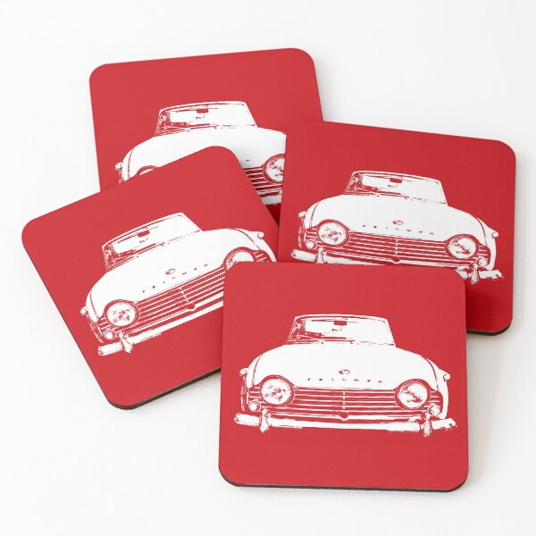 Item preview, Triumph TR4A 1960s British classic car monoblock white designed and sold by soitwouldseem.