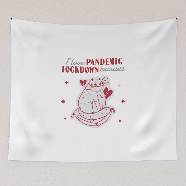 Item preview, I love PANDEMIC LOCKDOWN excuses designed and sold by Dim0107.
