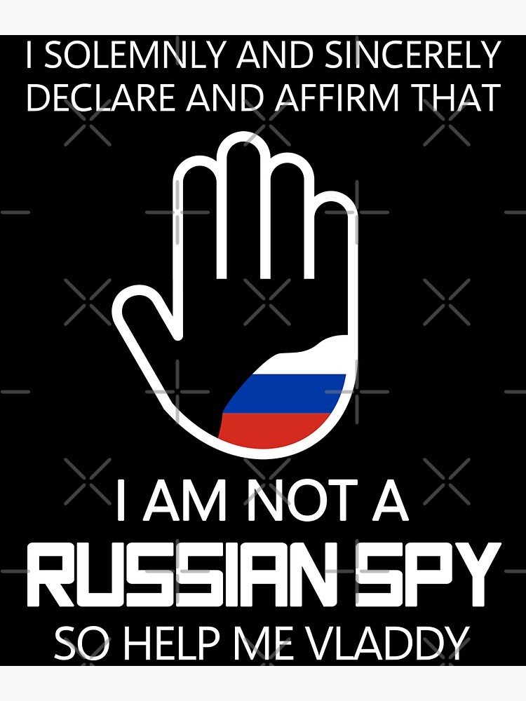 Russian Spy Oath Swear 1413 Sticker By TheAplus Redbubble Russian Spy Oath Swear 1413 Sticker By TheAplus Redbubble