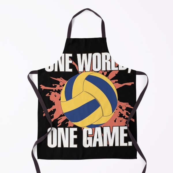 Item preview, One World One Game Funny Beach Volleyball Player Quote  designed and sold by Rzelemenz.