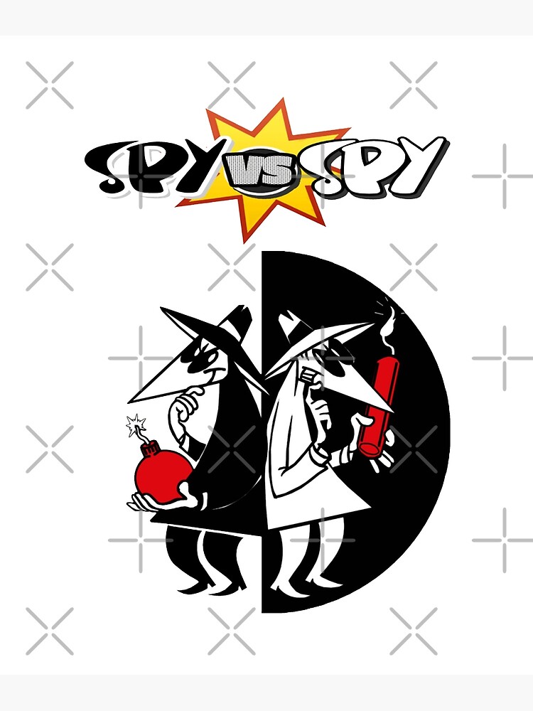 "Spy Vs Spy" Poster for Sale by IQTees Redbubble