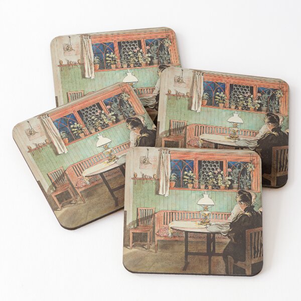 Item preview, When the Children have Gone to Bed - Carl Larsson designed and sold by brushandframes.