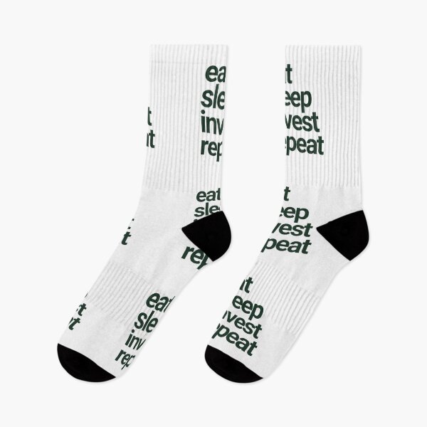 Item preview, eat sleep invest repeat designed and sold by successmom.