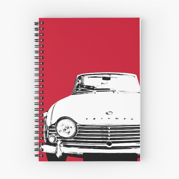 Item preview, Triumph TR4A 1960s British classic car monoblock black and white designed and sold by soitwouldseem.