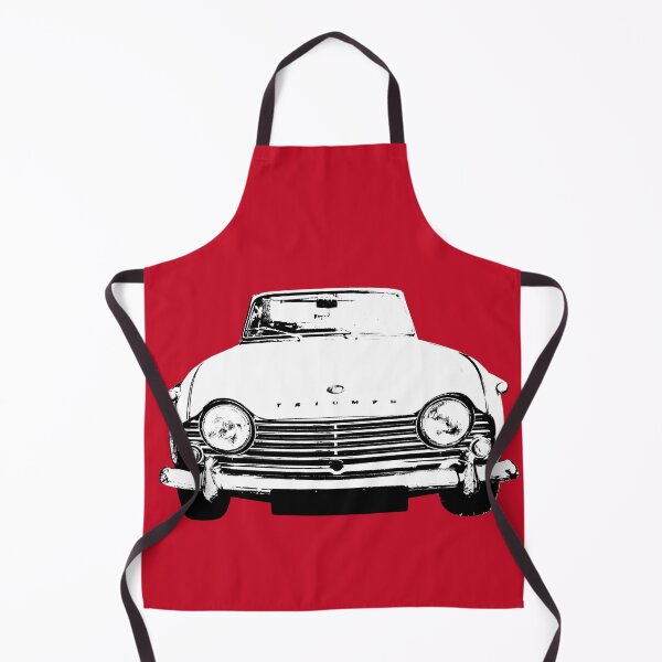 Item preview, Triumph TR4A 1960s British classic car monoblock black and white designed and sold by soitwouldseem.