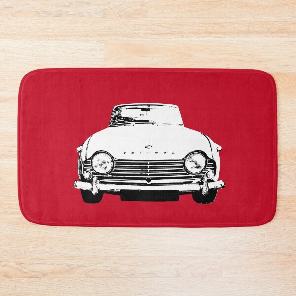 Item preview, Triumph TR4A 1960s British classic car monoblock black and white designed and sold by soitwouldseem.