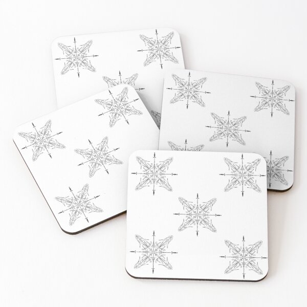 Item preview, Cute Christmas snowflake  designed and sold by tenkenryujin.