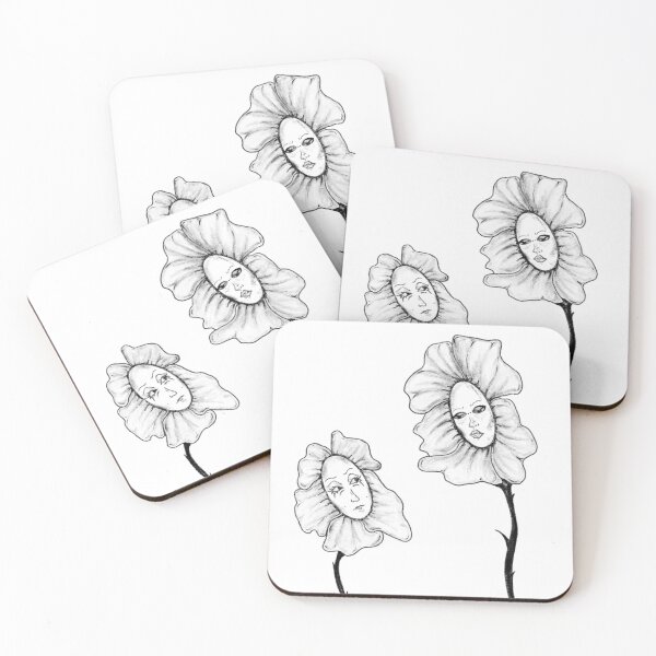 Item preview, Flower digital drawing designed and sold by mandiink.