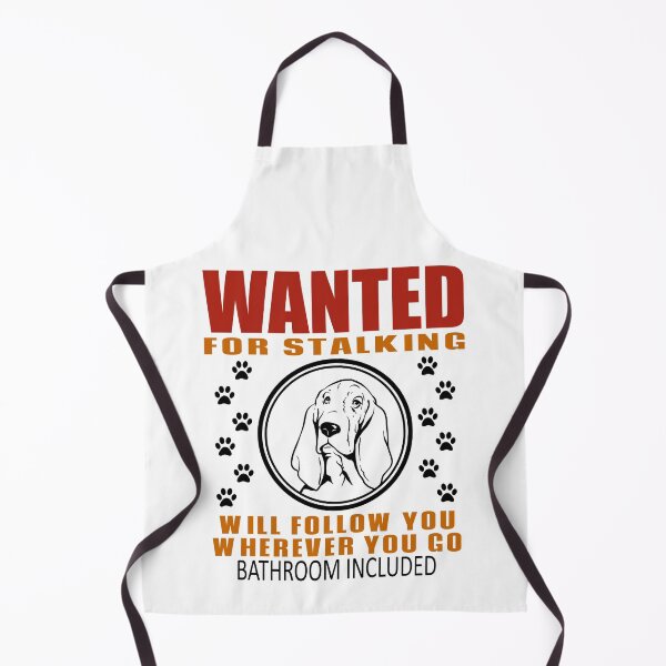 Item preview, Personal Stalker Dog Wanted For Stalking Funny Basset designed and sold by TKsTees.