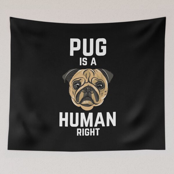 Item preview, Pug Is A Human Right Shirt designed and sold by zoonix.