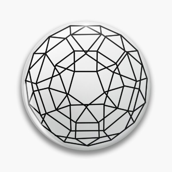 Item preview, Rhombicosidodecahedron outline designed and sold by Maths-4-Nerds.