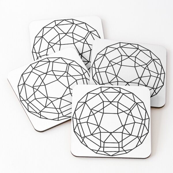 Item preview, Rhombicosidodecahedron outline designed and sold by Maths-4-Nerds.