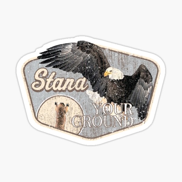 Ninja Prairie Dog Stand Your Ground Sticker