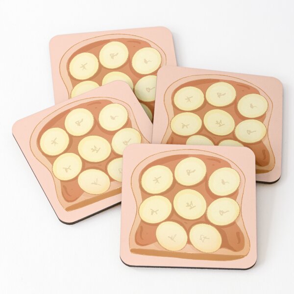 Item preview, Peanut butter banana toast designed and sold by Liv Arnold.