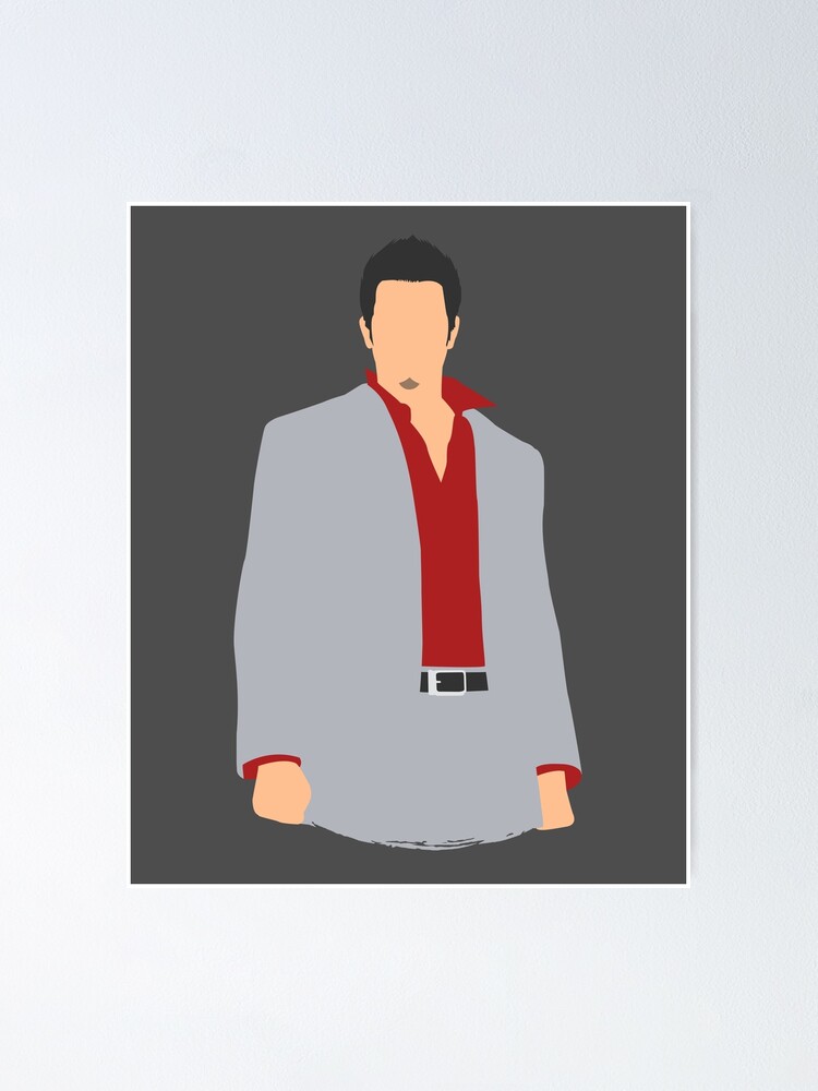 Yakuza Kazuma Kiryu Poster For Sale By Velvetzone Redbubble