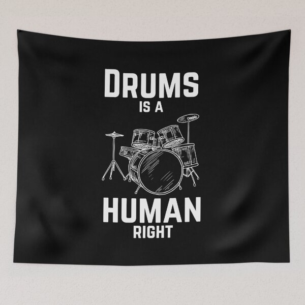 Item preview, Drums Is A Human Right Shirt designed and sold by zoonix.