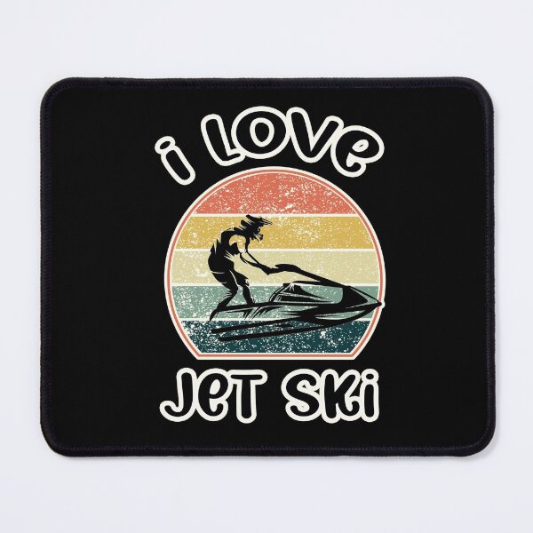 Item preview, I Love Jet Ski Funny Cool Retro Vintage Distressed Design For Woman And Man designed and sold by pedrored369.