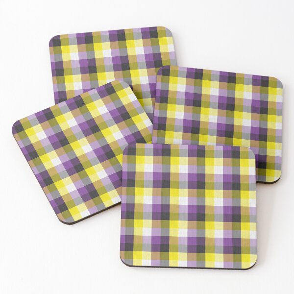 Item preview, Nonbinary Plaid 2 designed and sold by spaceacedesigns.