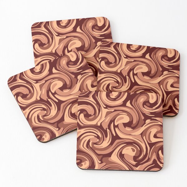 Item preview, Brown Swirl Pattern designed and sold by MadeByBeata.