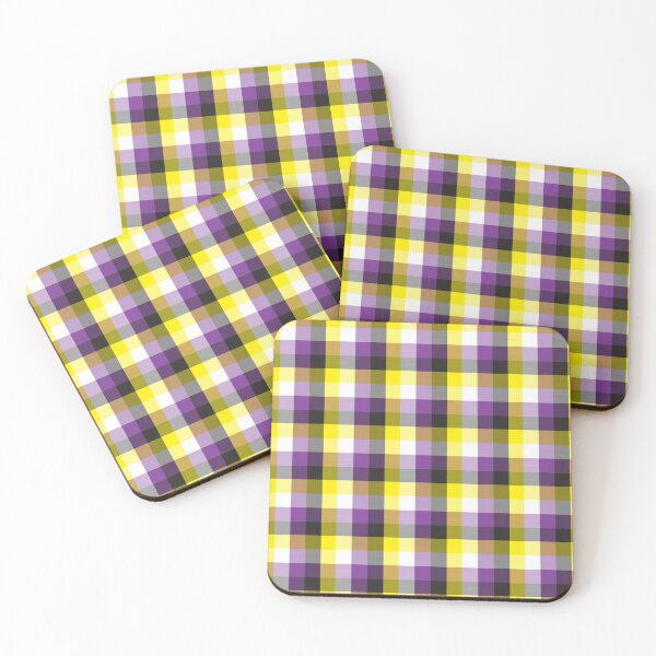 Item preview, Nonbinary Plaid designed and sold by spaceacedesigns.