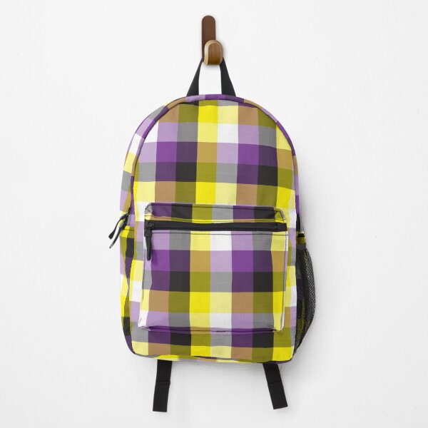 Item preview, Nonbinary Plaid designed and sold by spaceacedesigns.