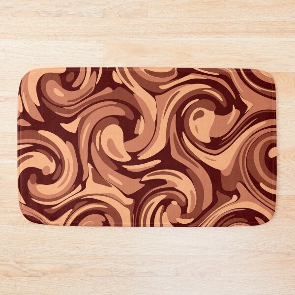 Item preview, Brown Swirl Pattern designed and sold by MadeByBeata.