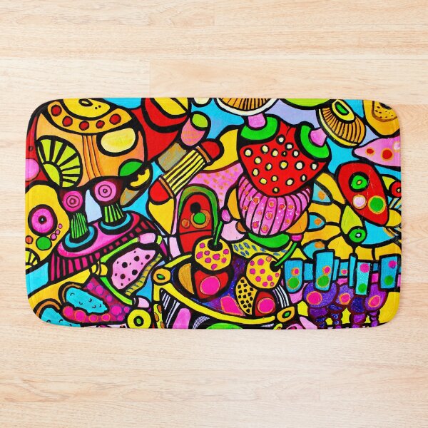 Item preview, 14. SWOP juicy red fantasy garden by Veera Zukova, crazy colorful, something sweet, explosion of colors designed and sold by Veera Zukova.