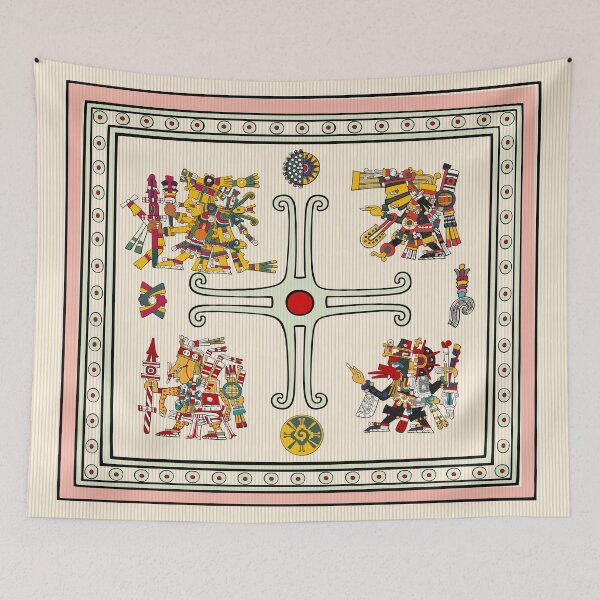 Item preview, Four Aztec Life Generators - Duvet designed and sold by kernowerno.